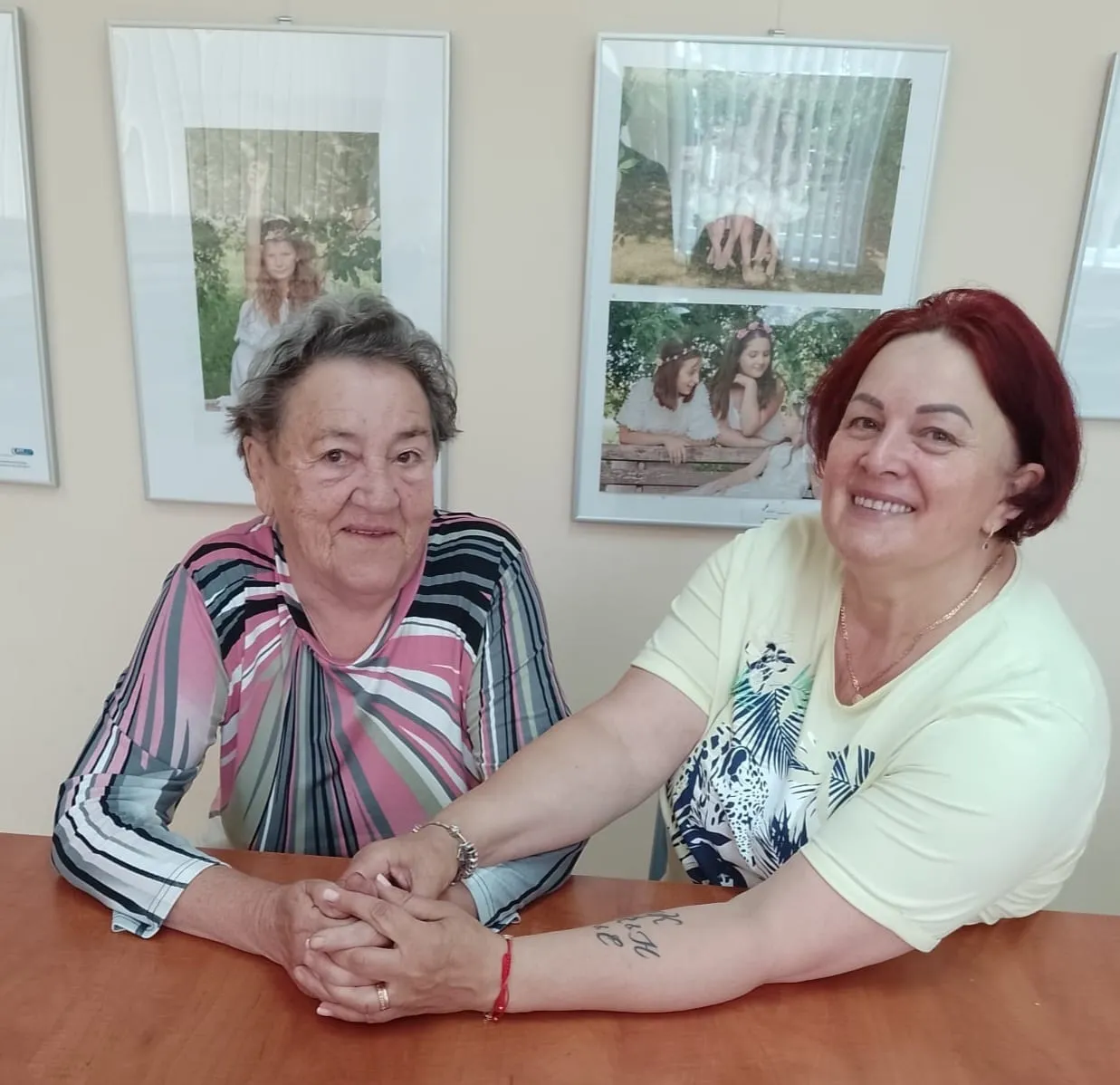 Zdjęcie opiekunki z podopieczną